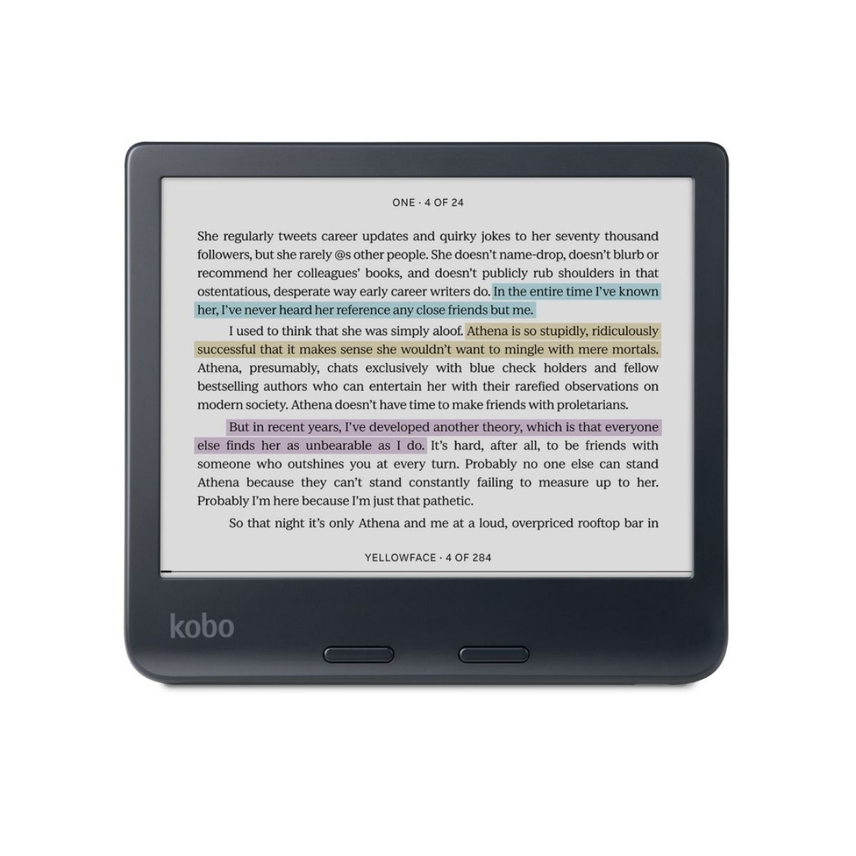 Kobo Libra Colour eReader 7” Glare-Free Colour E Ink Kaleido™ 3 Display - Image 3