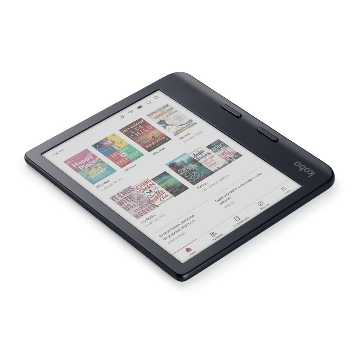 Kobo Libra Colour eReader 7” Glare-Free Colour E Ink Kaleido™ 3 Display - Image 5
