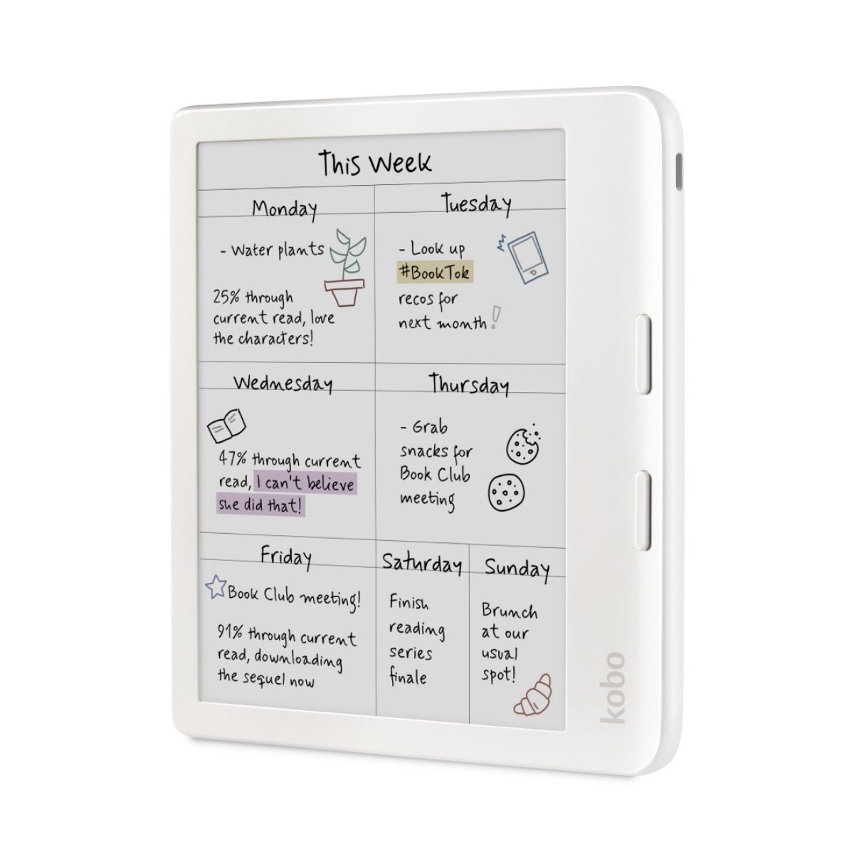 Kobo Libra Colour eReader 7” Glare-Free Colour E Ink Kaleido™ 3 Display - Image 8
