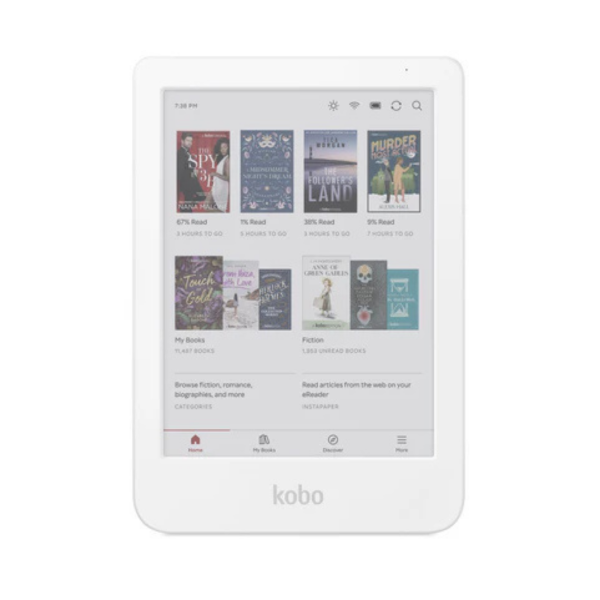 Kobo Clara Colour eReader 6" Glare-Free Colour and Ink Kaleido 3 Display 16GB - White